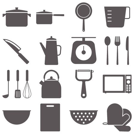 kitchen iconのイラスト素材