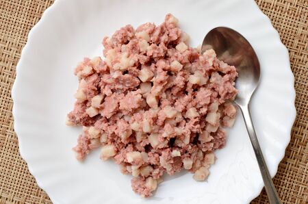 corned beef hashの写真素材