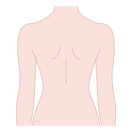 Women backのイラスト素材