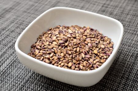 dried pearl barleyの写真素材