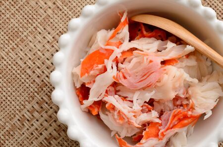 surimi crab fish cakeの写真素材