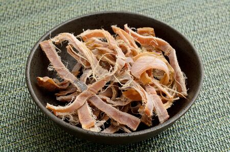 dried squidの写真素材