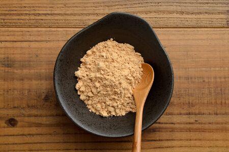 roasted soybean flourの写真素材