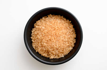 yellow granulated sugarの写真素材
