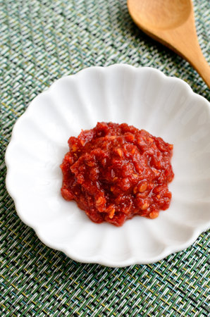 korean red chili pasteの写真素材