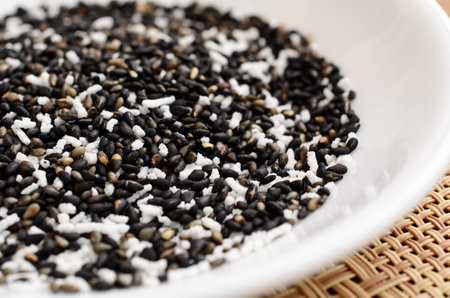 sesame and saltの写真素材