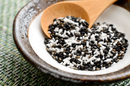 sesame and saltの写真素材