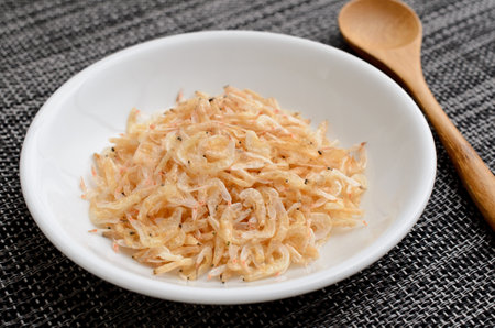 dried Akiami shrimpの写真素材