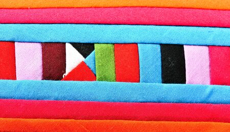 colorful clothesの写真素材