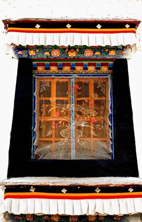 Tibetan windowの写真素材