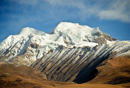 snow mountainsの写真素材