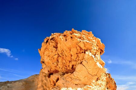 stone in the desert , Egyptの写真素材