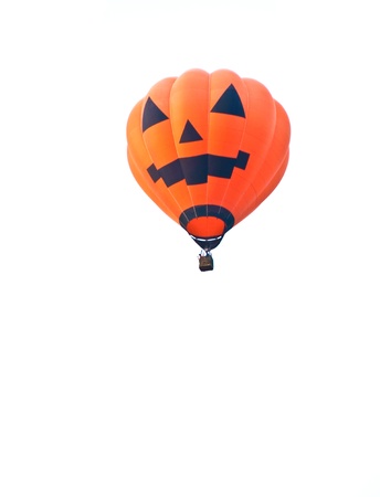 Colorful hot air balloon in the blue skyの写真素材