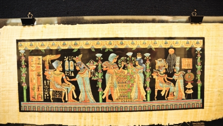 Egyptian papyrusの写真素材