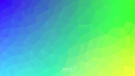 Polygon Lemon Blue. Polygonal Hex color Gradient for Background. Texture Background. Vector Illustration EPS10 file.のイラスト素材