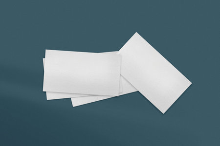 Clean minimal business card mockup. PSD file.