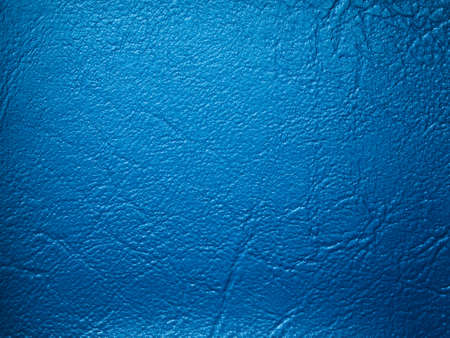 Blue leatherette texture sample color for designの写真素材