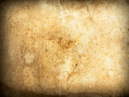 texture of old grunge paper horizontalの写真素材