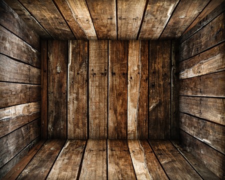 in Grunge old wood box texture backgroundの写真素材
