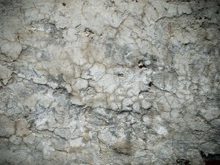 Abstract from the cracks of the brick walls, cement plasterの写真素材