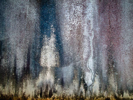 Abstract from the cracks of the old cement plaster wallの写真素材
