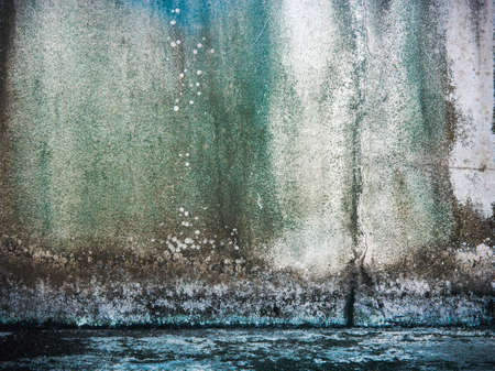 Abstract of Grunge green Old Wallの写真素材