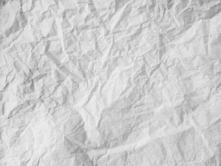 White crumpled paper for backgroundの写真素材