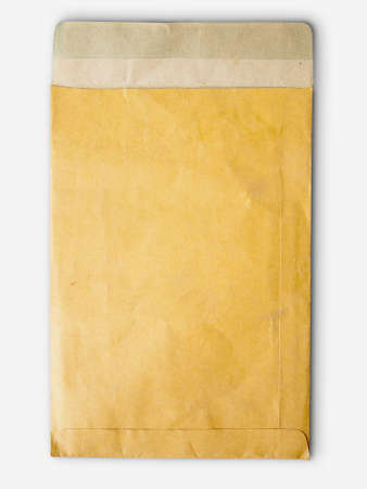 The surface of a brown paper bag verticalの写真素材