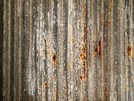 Rust on a piece of zinc for web backgroundの写真素材