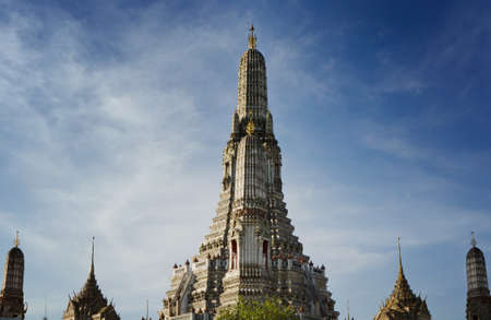 Ancient Thai Grand Pagoda in Royal Templeの写真素材