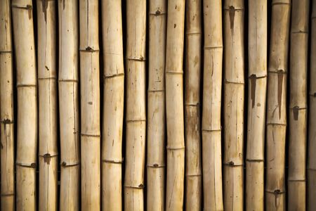 Surface of the walls are made of bambooの写真素材