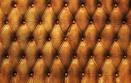 Texture of old brown leatherの写真素材
