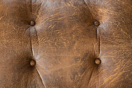 Texture of old brown leather for furniture