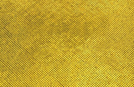 Texture of Gold Tile on Wall for backgroundの写真素材