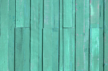 Texture of Light Green color paint plank wall for backgroundの写真素材