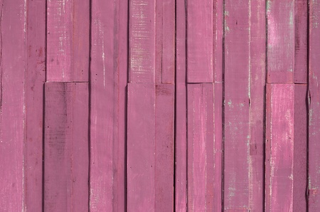 Texture of Pink color paint plank wall for backgroundの写真素材