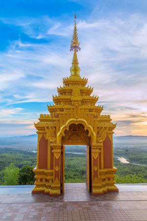 Temple,Wat Pra That Doi Pra Chan Mae Tha ,Lampang Province ,Thailand.の写真素材