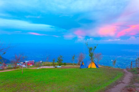 Beautiful sunsets at Phu Tubberk, Thailand