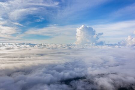 Beautiful Sunrise and mist at Phu Tubberk, Phetchabun Province, Thailand.