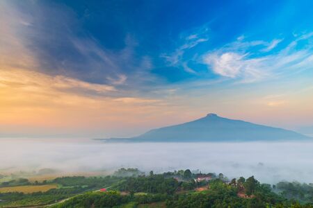 natural landscape for relaxing in Phu Luang, Loei Province thailandの写真素材