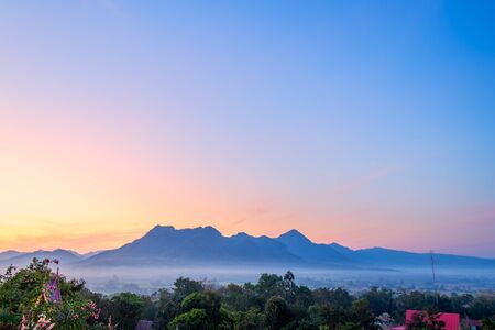 landscape for relaxing in Phu Luang, Loei Province thailandの写真素材