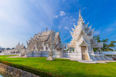 Wat Rong Khun,the White Temple Chiang Rai, Thailandのeditorial素材