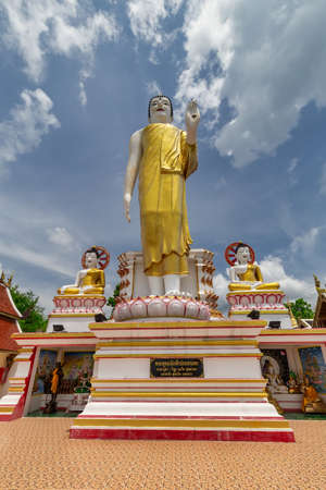 Wat Ton Kain or Ton Kain temple ( Wat Intrarawat ) ,a wooden chapel , Chiangmai, Thailand on May 05,2019のeditorial素材