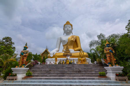 Wat Ton Kain or Ton Kain temple ( Wat Intrarawat ),Ancient temple ,a wooden chapel , Chiangmai, Thailandの写真素材