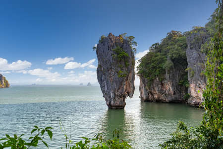 Island or Khao Phing Kan, Ko Tapu, Phang Nga Bay,Phang Nga Province, Thailandの写真素材