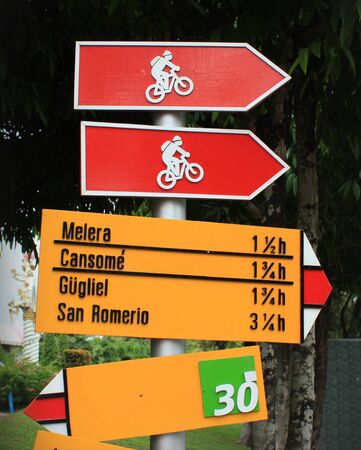 This Photo is a road signの写真素材