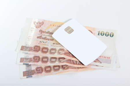 credit card and moneyの写真素材