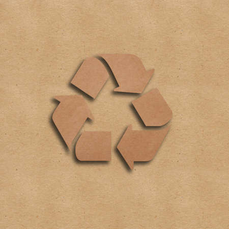 This picture is recycle paperの写真素材