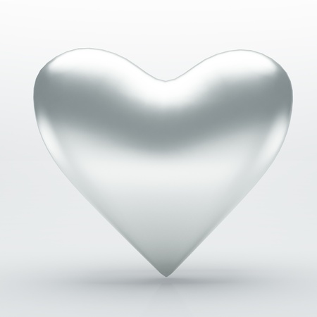 Heart isolatedの写真素材