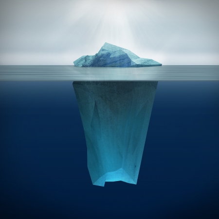 3d render of  Icebergの写真素材